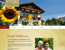 Tablet Screenshot of hauswiesenheim.it